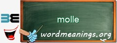 WordMeaning blackboard for molle